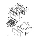 GE JBS27AC1AA door & drawer parts diagram