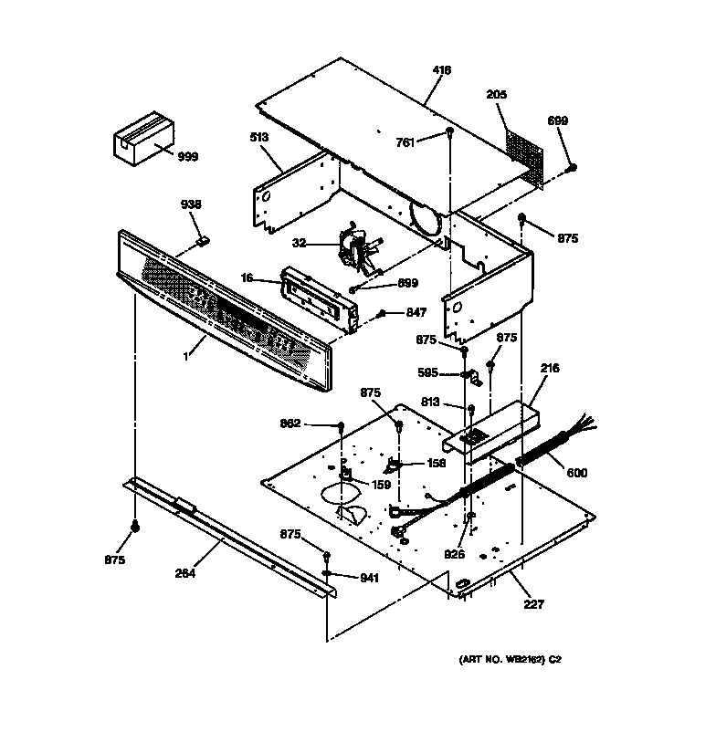 GE JTP45WA3WW control panel diagram