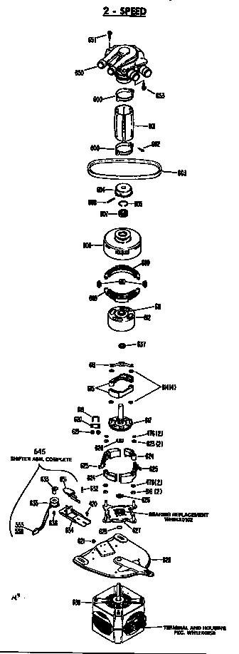GE WWA8866RBL 2-speed diagram