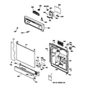Kenmore 36315165795 escutcheon & door assembly diagram