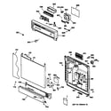 Kenmore 36315651893 escutcheon & door assembly diagram