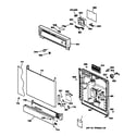 Kenmore 36314081993 escutcheon & door assembly diagram