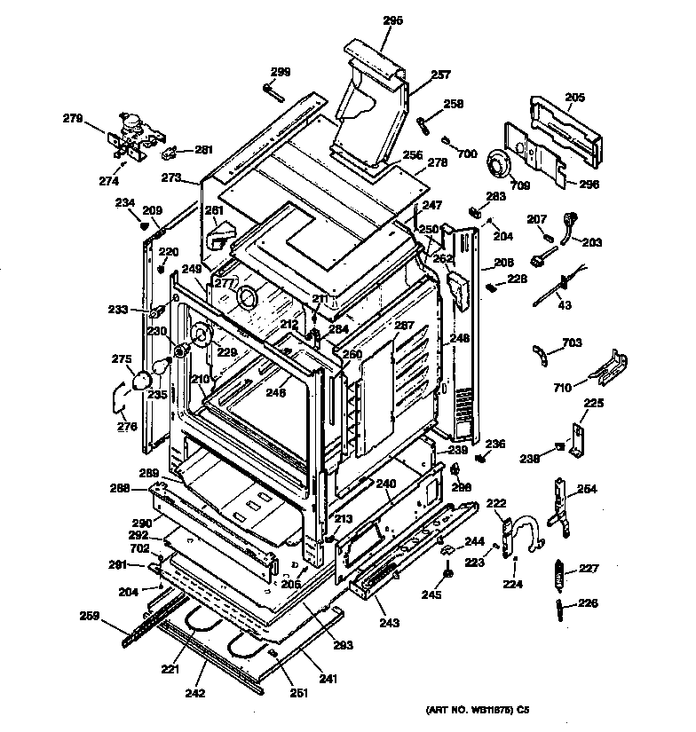 Kenmore 36275897000 body parts diagram