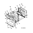 GE JBP24DB1AD door diagram