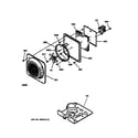 GE JB940AB1AA door lock & fan diagram