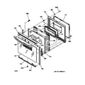 GE JBP30WB2WW door diagram