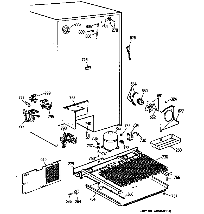 Kenmore 36359472990 unit parts diagram