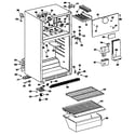 GE TBXY16SPBRAD cabinet diagram