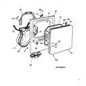 GE DJSR473ET2AA front panel & door diagram
