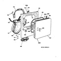 GE DWXR473GT2WW front panel & door diagram
