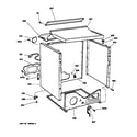 GE DWXR473GT2WW cabinet diagram