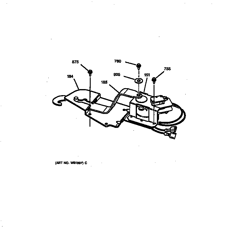 GE JTP15WW1WW door lock diagram