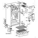 GE TBG16SAZCRWH cabinet diagram