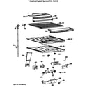 GE TBC19JASMRWH compartment separator parts diagram