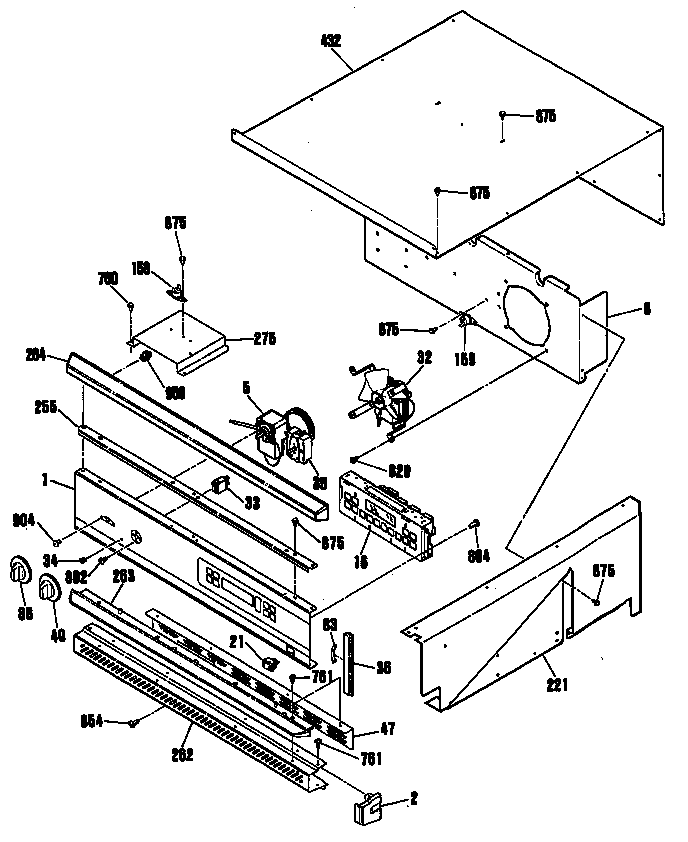 GE JKP26GP4BG control panel diagram