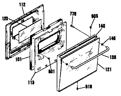 GE JRS04GP2BG door diagram