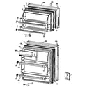 Hotpoint CTX14CYXKLAD doors diagram