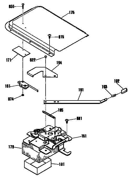 GE L3B325GL4 latch diagram