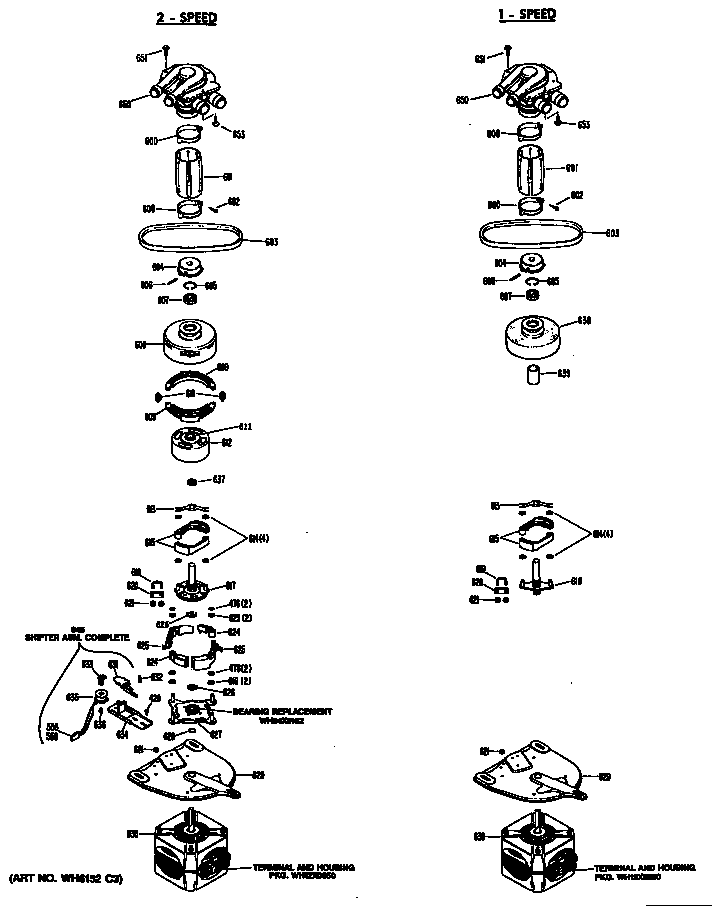 GE WRW3705RBL pumps diagram