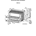 GE TBX21DAXERWW freezer door diagram