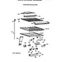 GE TBX21DAXERWW compartment separator parts diagram