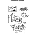 GE TBX22JAXCRAA shelf parts diagram