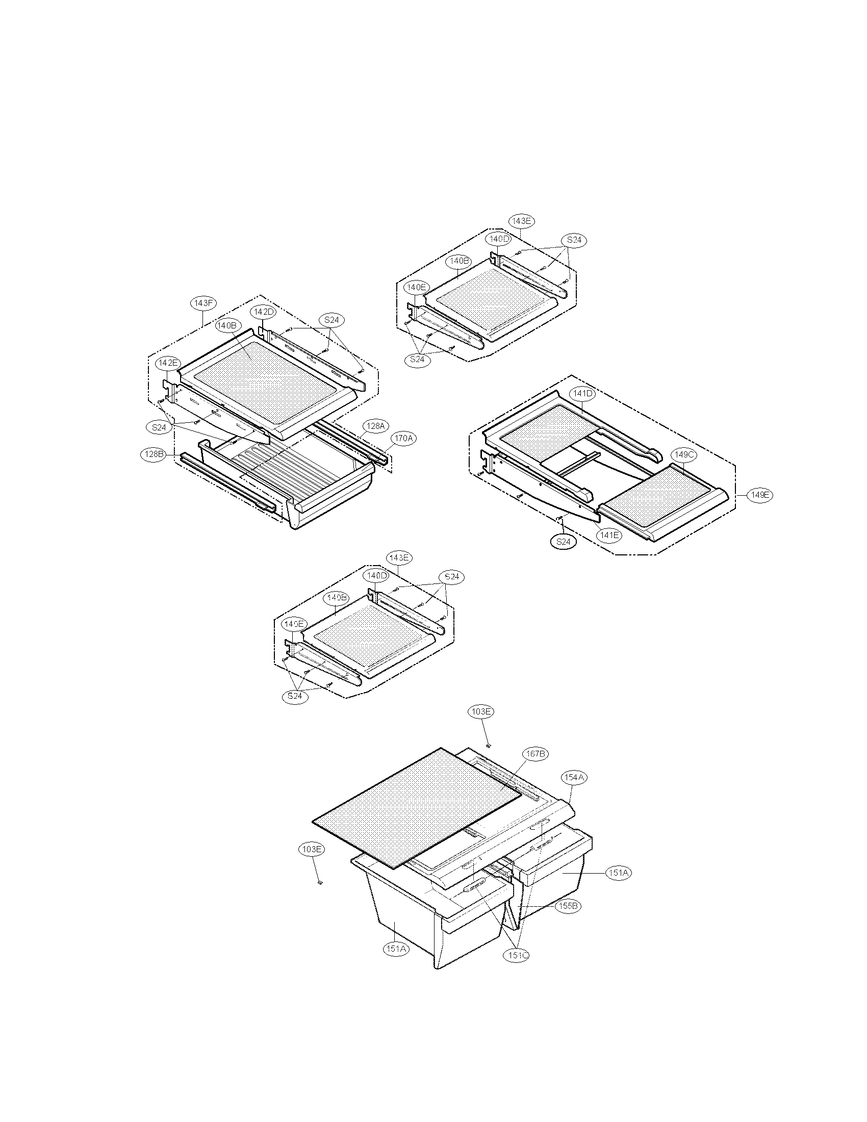 Kenmore 79569913900 refrigerator parts diagram
