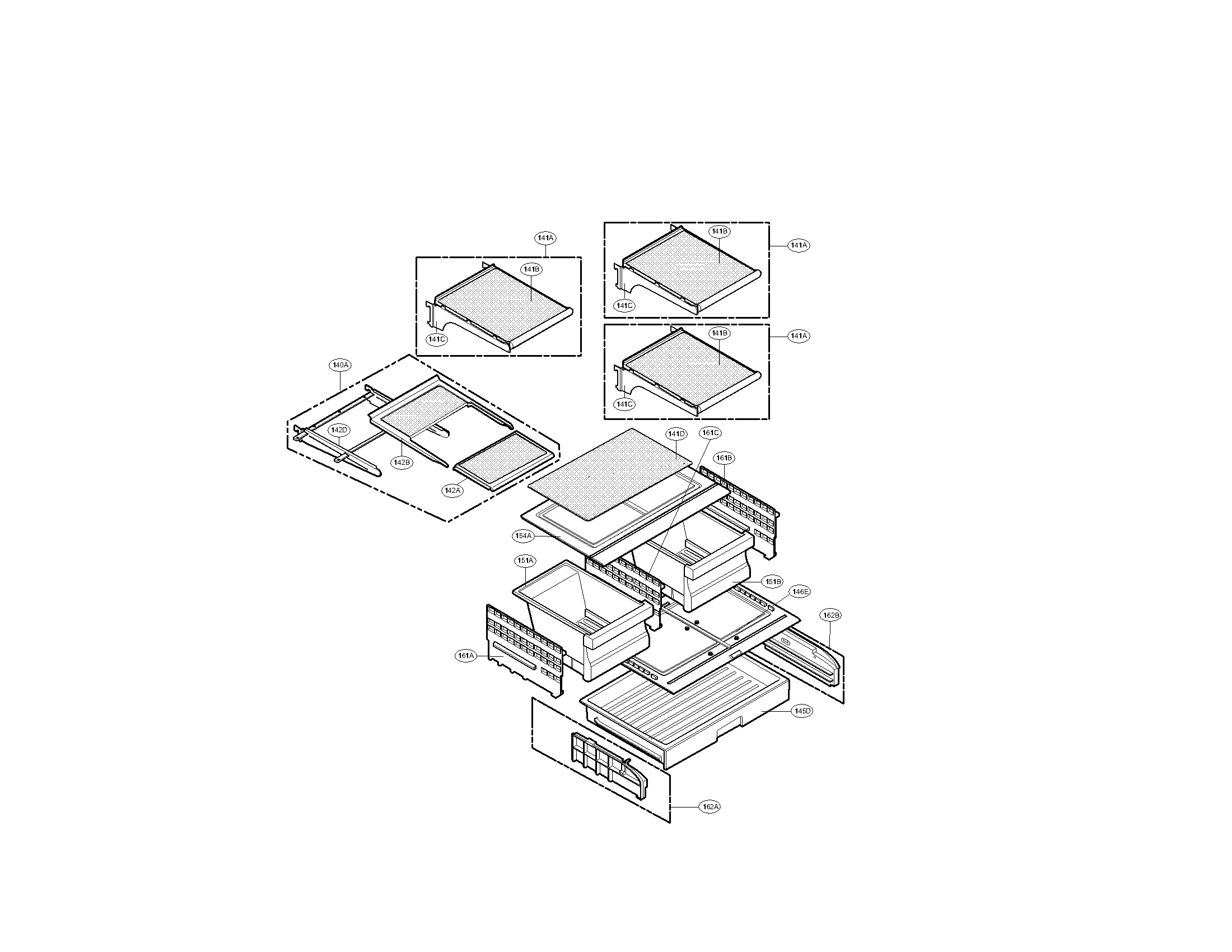 Kenmore Elite 79579759900 refrigerator parts diagram
