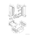 Kenmore Elite 79579764900 door parts diagram