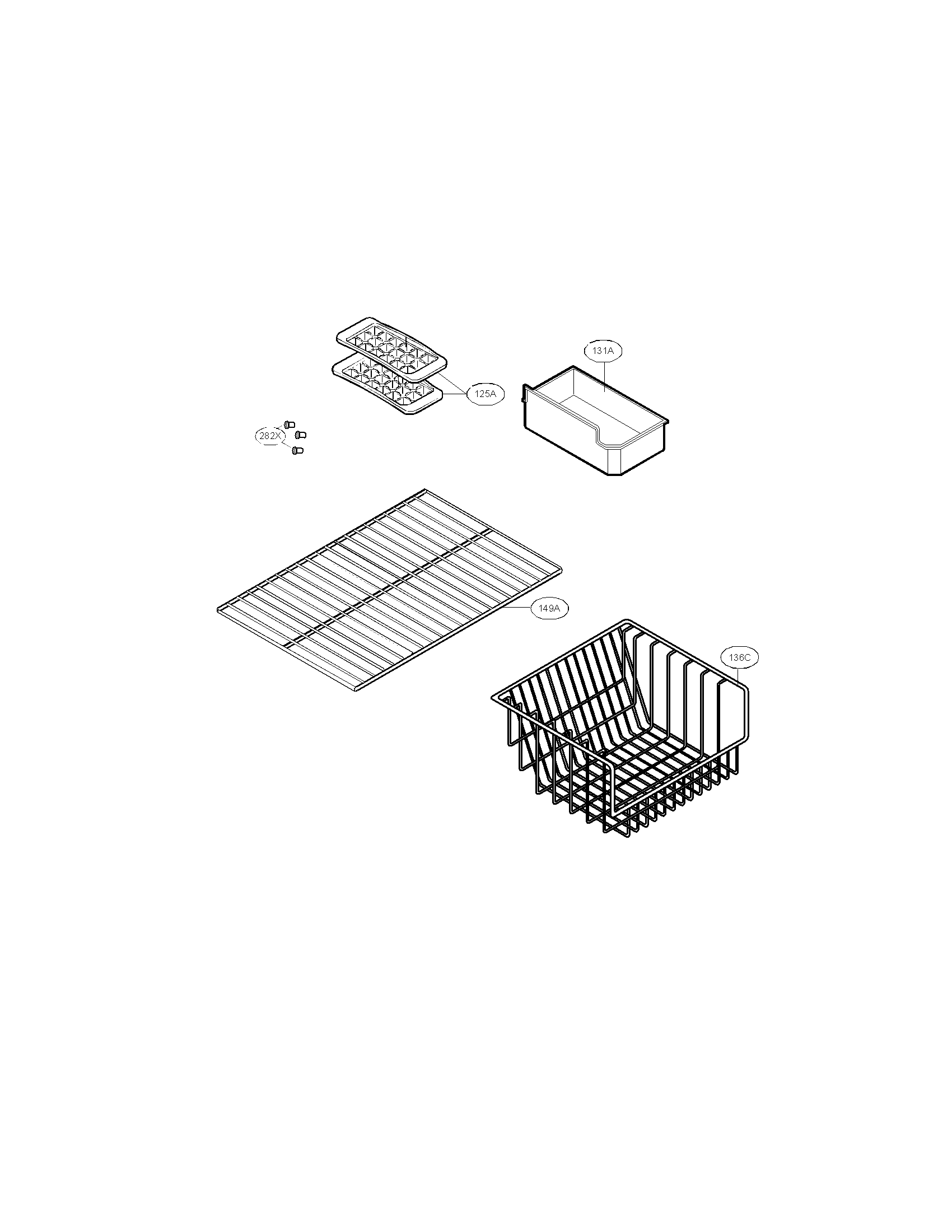 Kenmore 79575004402 freezer parts diagram
