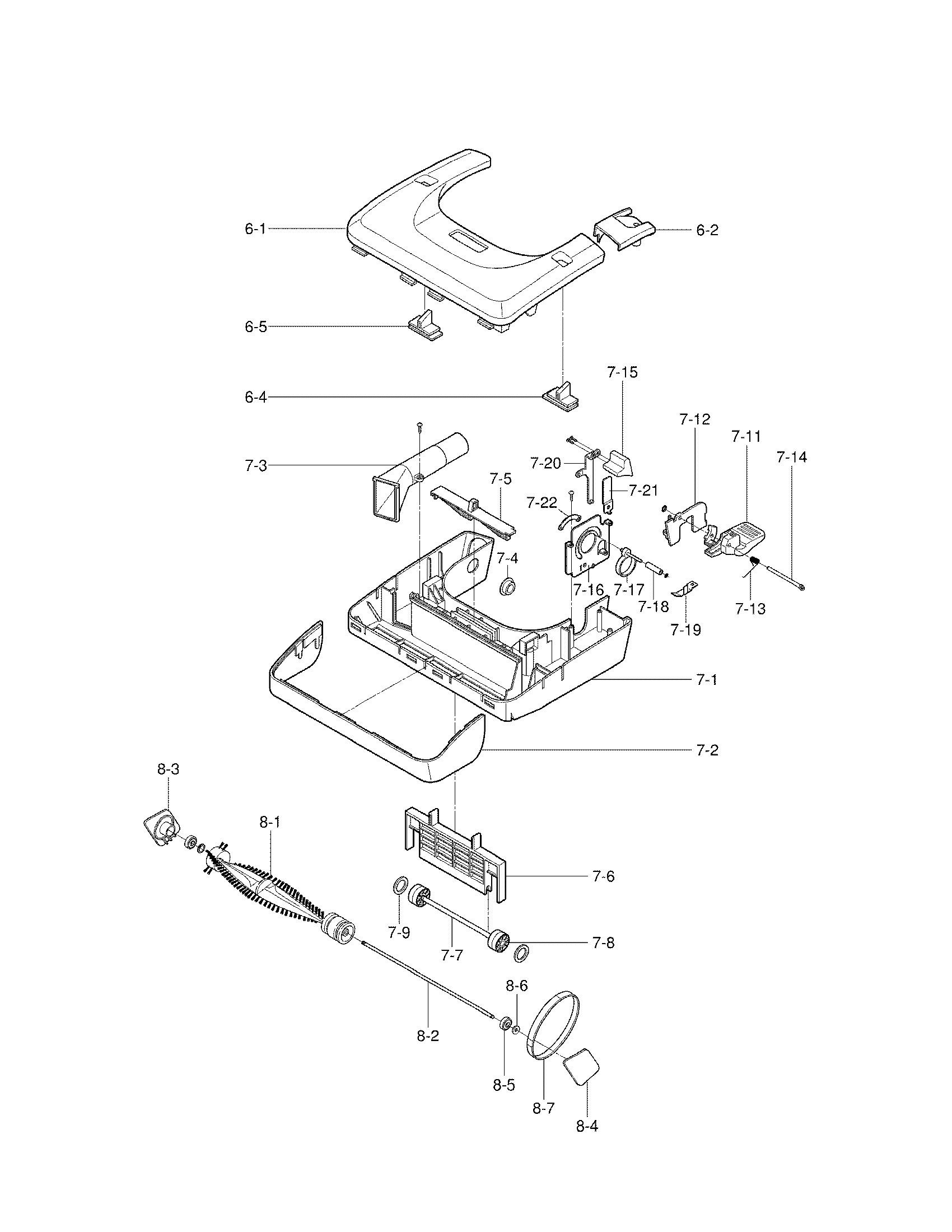 Kenmore 72133189030 base parts diagram