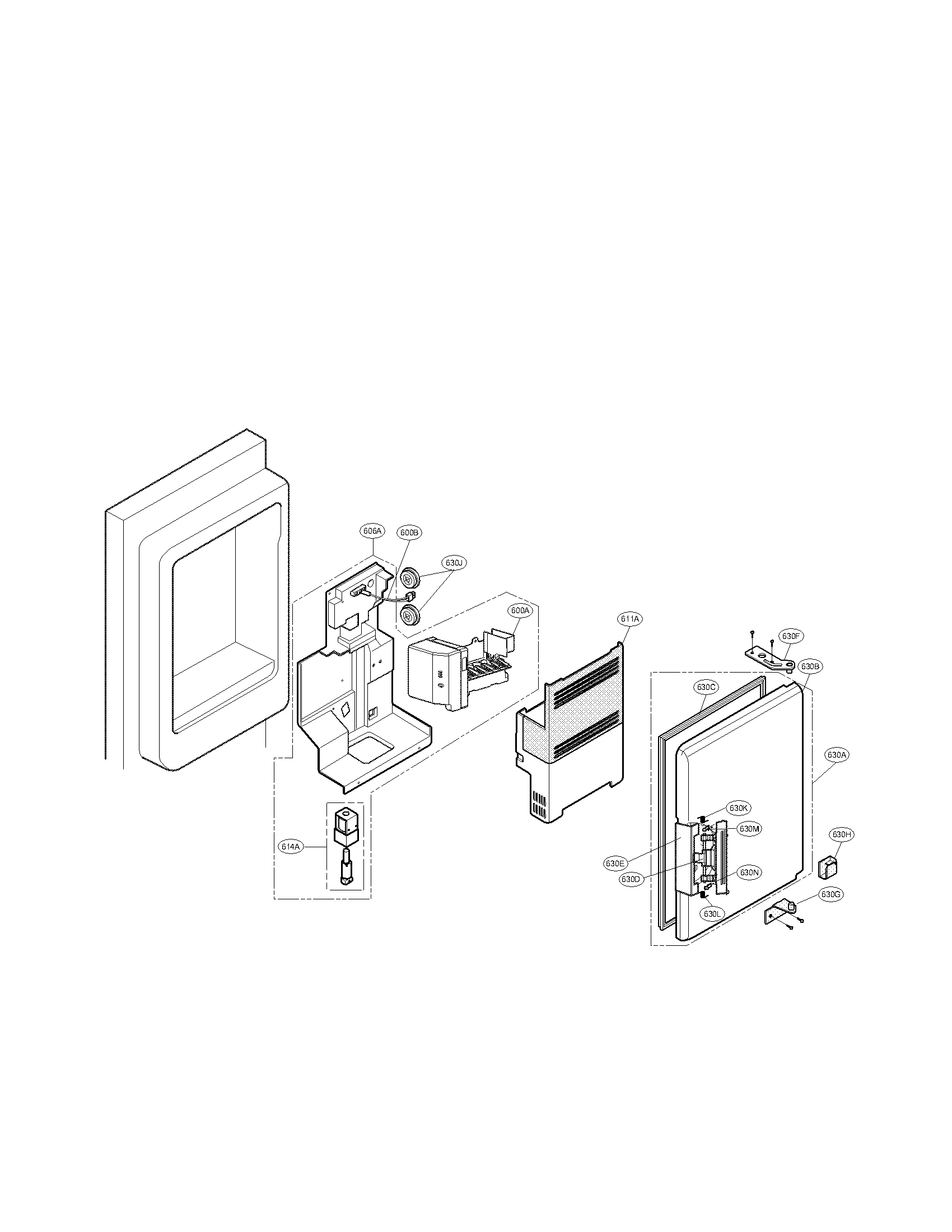LG LFX21971ST/00 ice bank parts diagram