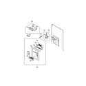 Kenmore Elite 79578789802 dispenser parts diagram
