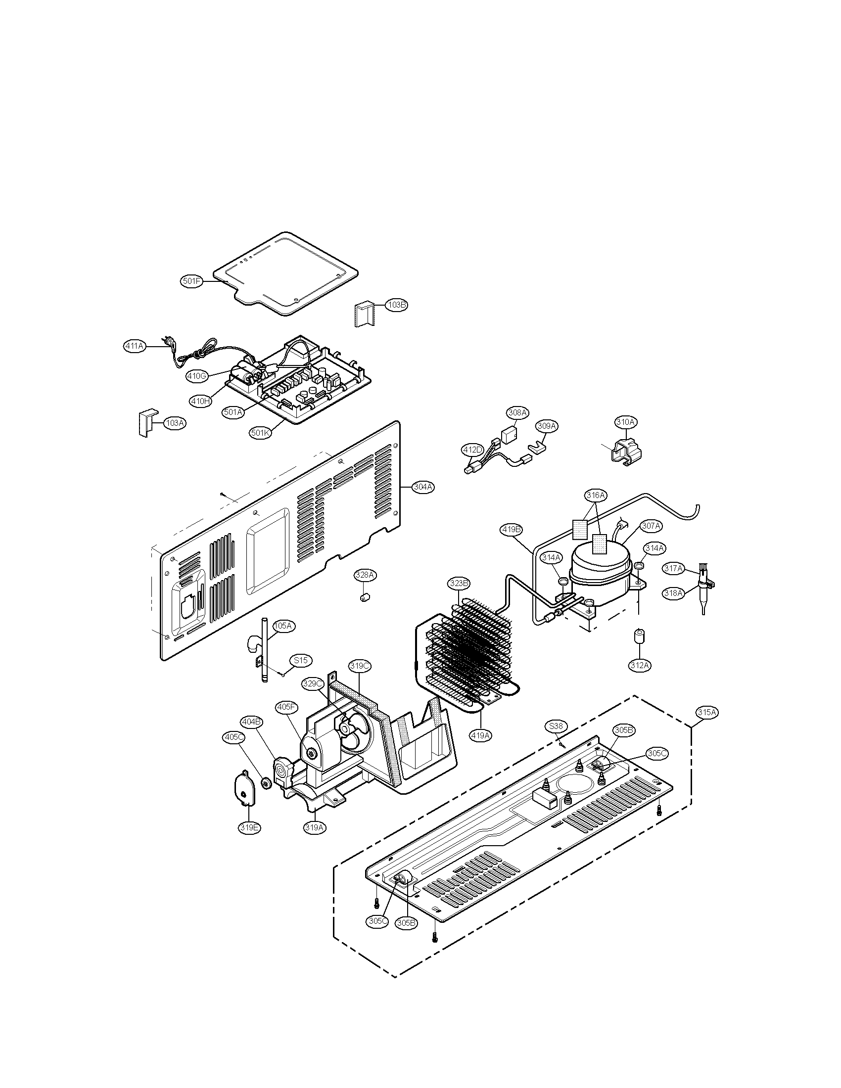 LG LSC27926ST machine compartment parts diagram