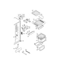LG LSC27926SW refrigerator compartment parts diagram
