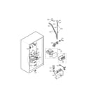 LG LRSC26925SW ice and water parts diagram