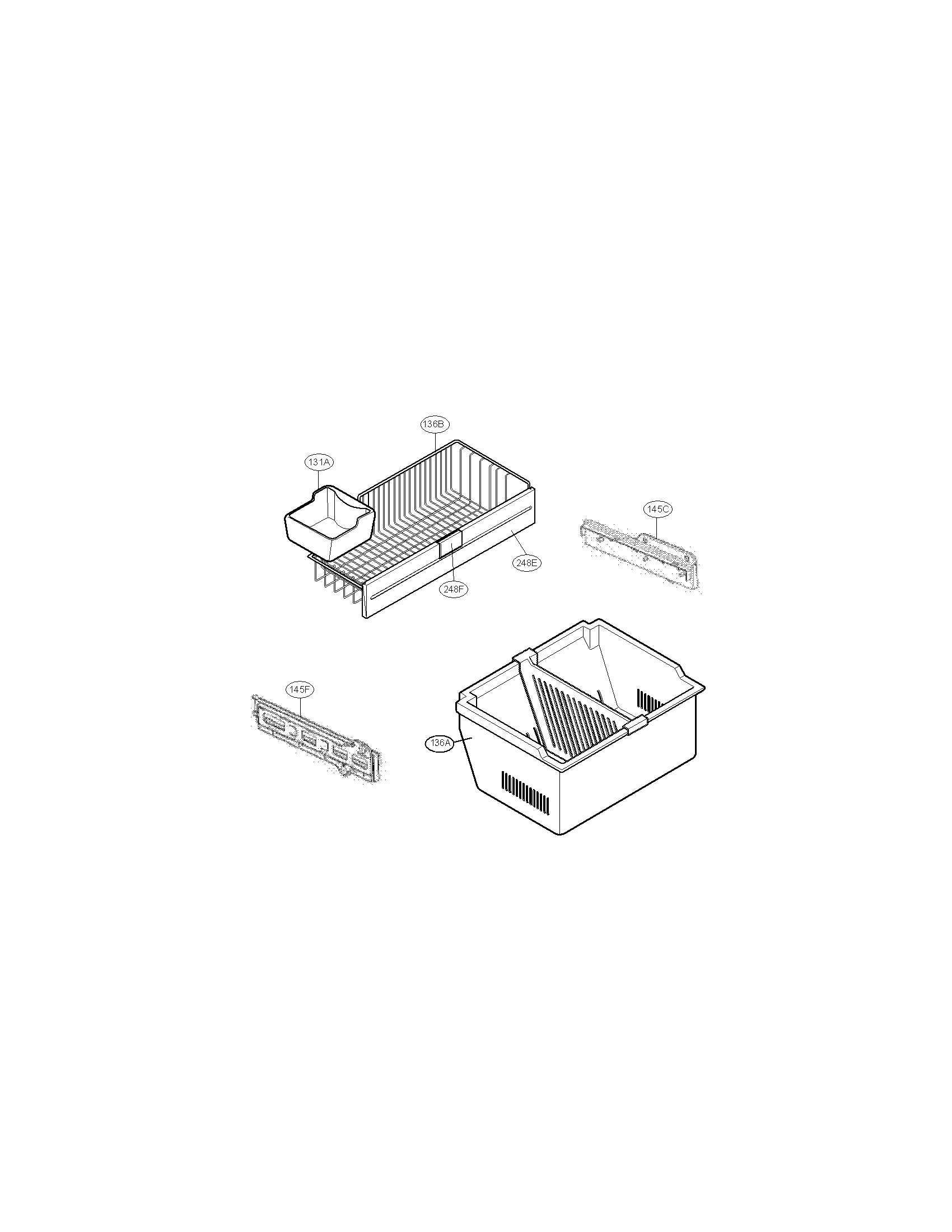 Kenmore 79578319804 freezer parts diagram