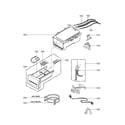 LG WM2701HV/00 dispenser parts diagram