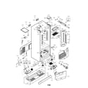 LG LFX25975ST/00 case parts diagram