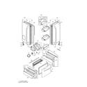 LG LFX25975ST/00 door parts diagram
