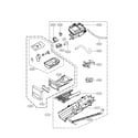 Kenmore Elite 79681022900 panel and guide assembly parts diagram