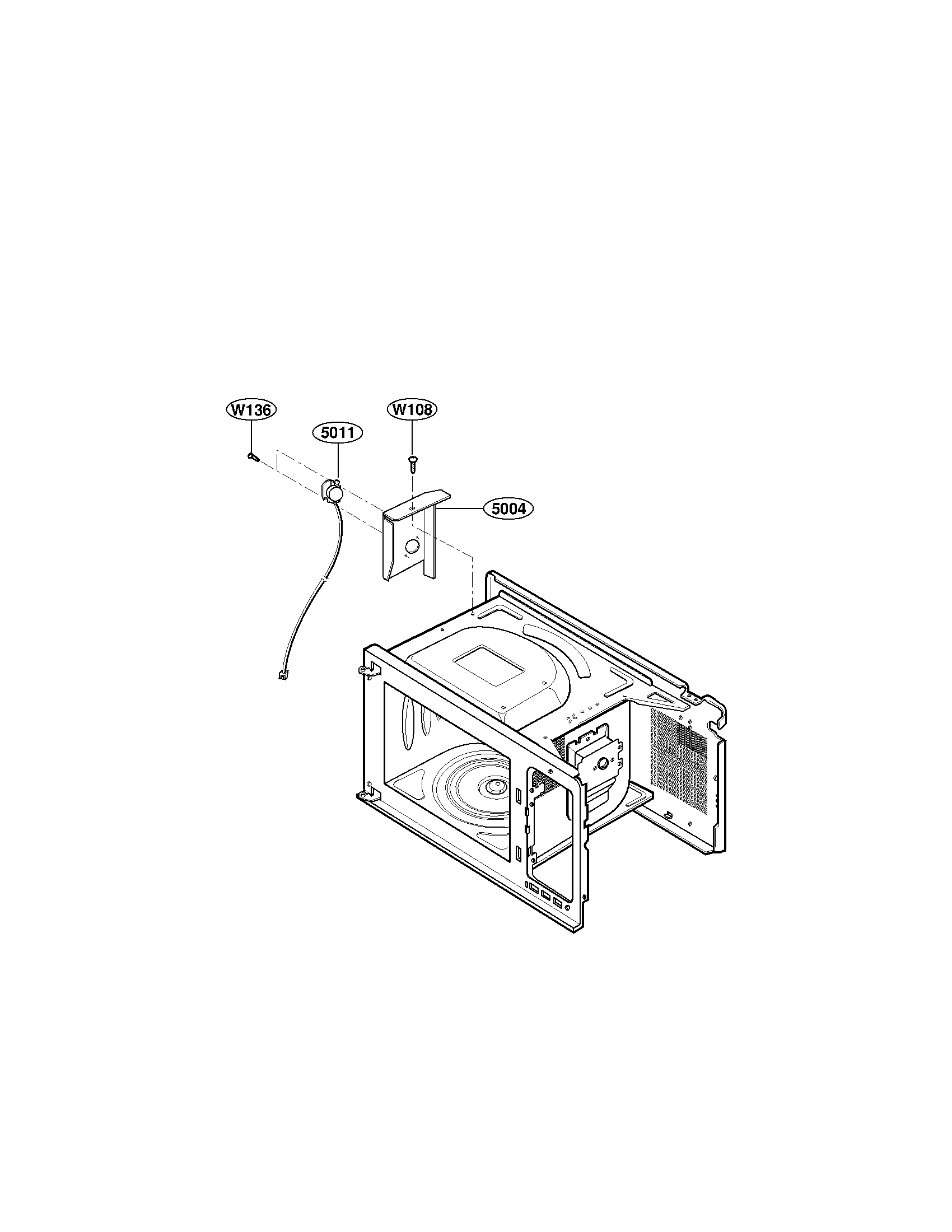 Kenmore 72166339800 sensor parts diagram