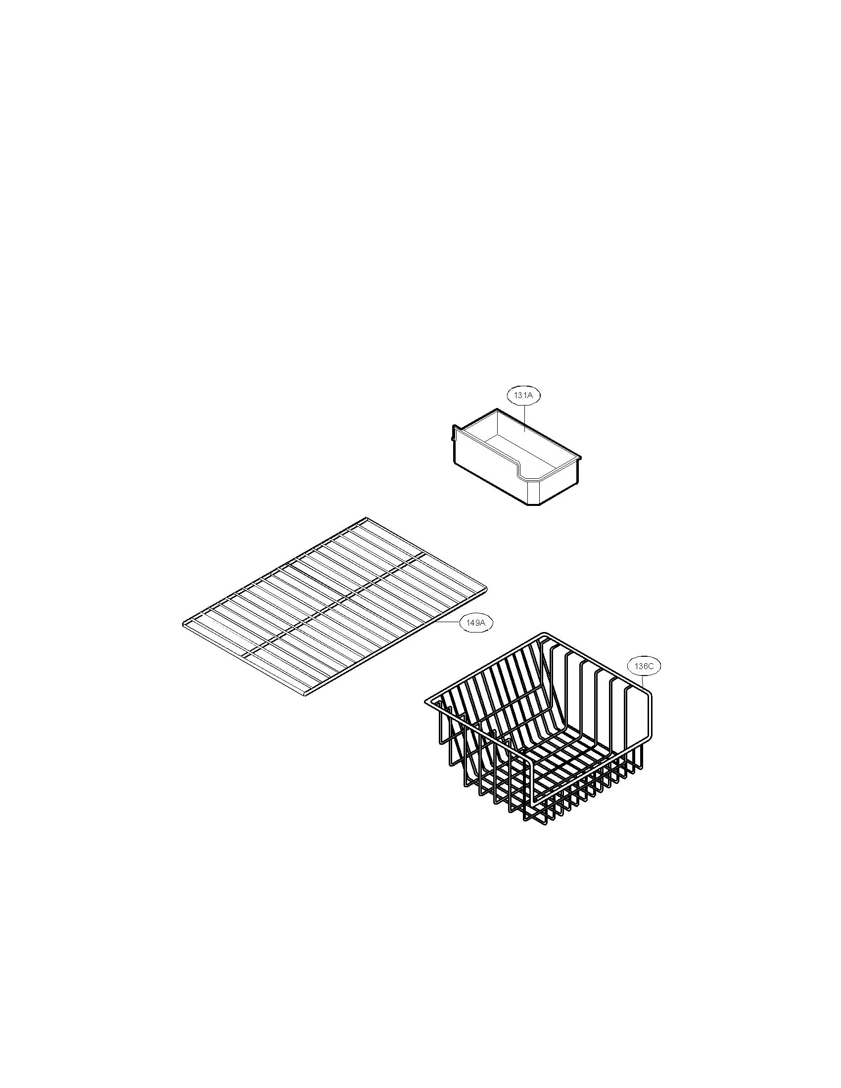 Kenmore 79578272900 freezer parts diagram