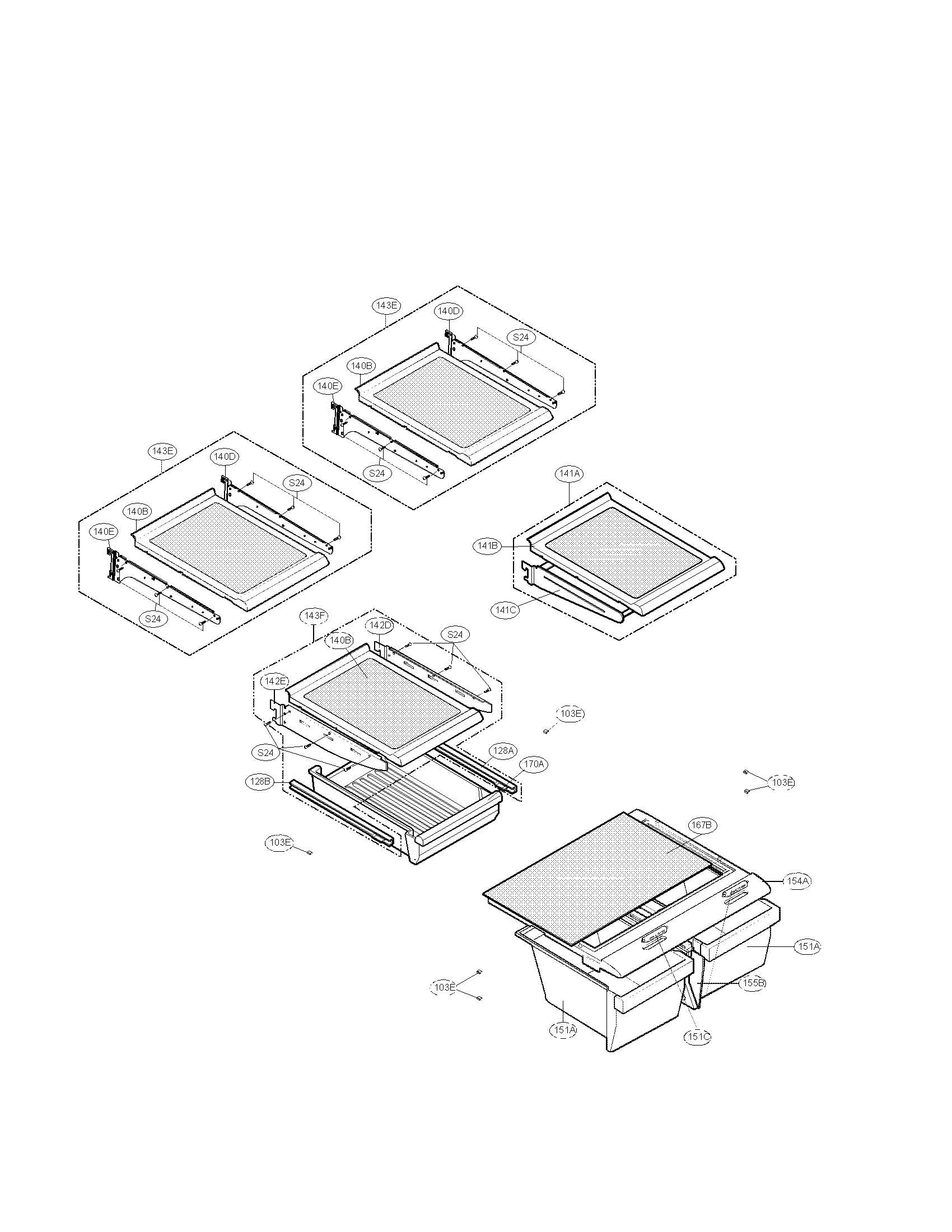 Kenmore 79569004900 refrigerator parts diagram