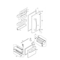 Kenmore 79578092900 door parts diagram