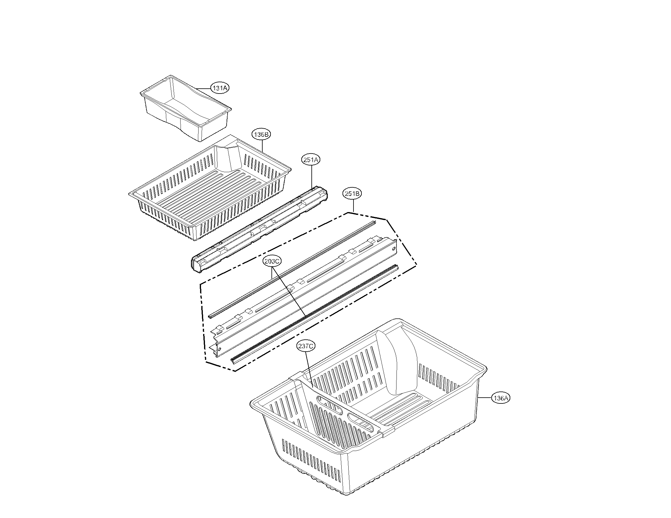 Kenmore Elite 79579773900 freezer parts diagram