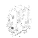 Kenmore 79578406804 case parts diagram