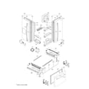 Kenmore 79578409803 door parts diagram