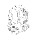 Kenmore 79578309805 case parts diagram
