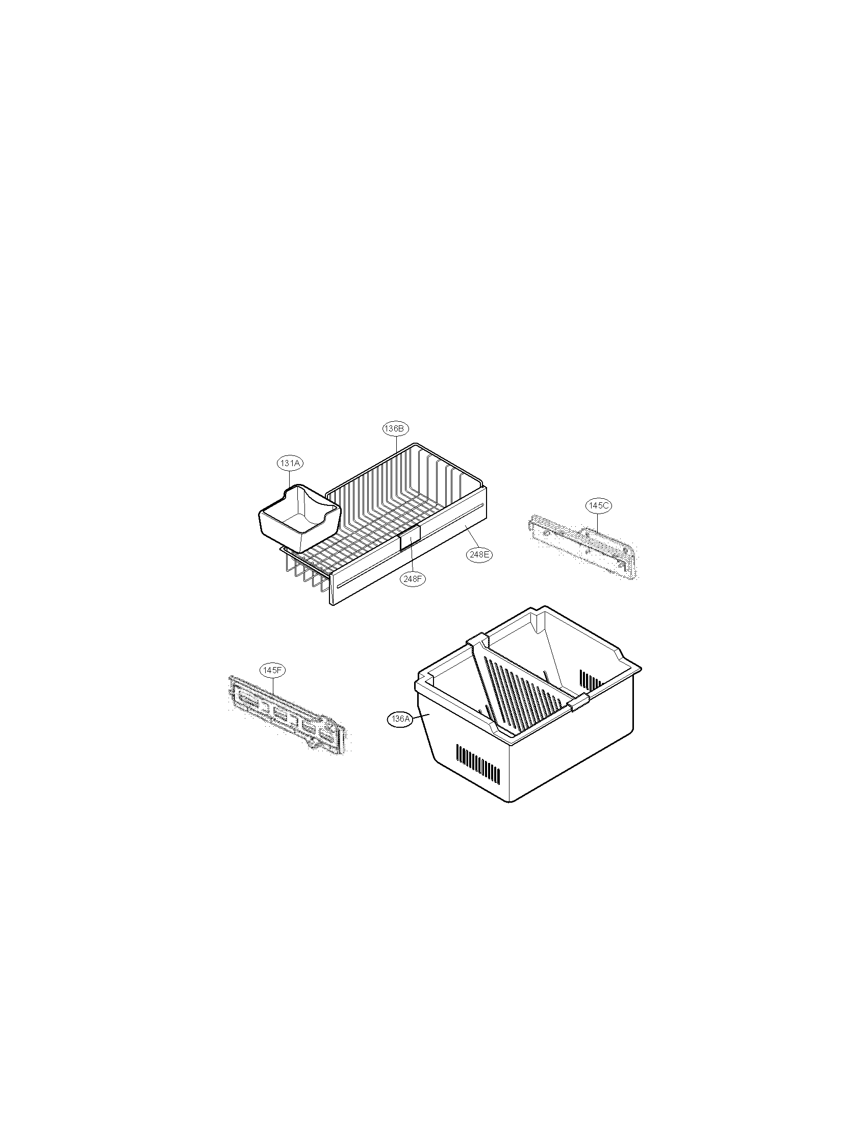 Kenmore 79578309805 freezer parts diagram